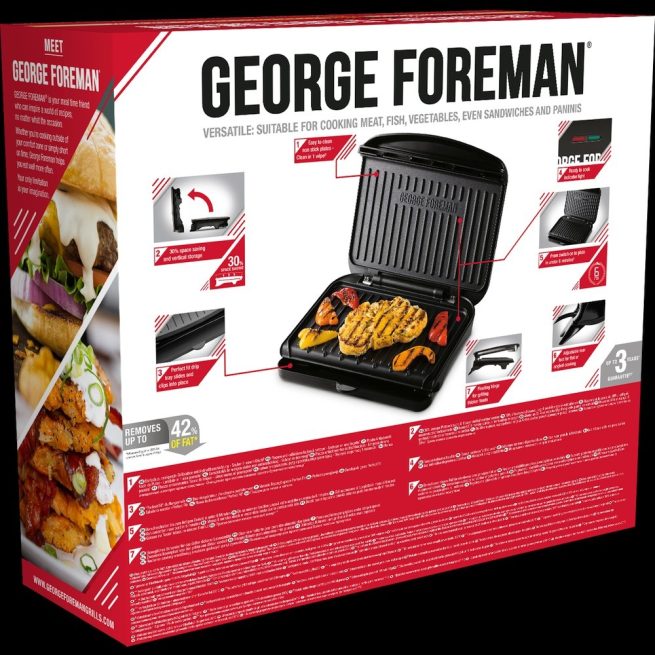 Grătar electric George Foreman Medium Fit 25810-56 - imagine 6