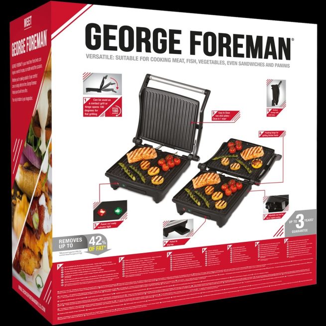 Grătar electric George Foreman Flexe Grill 26250-56 - imagine 5