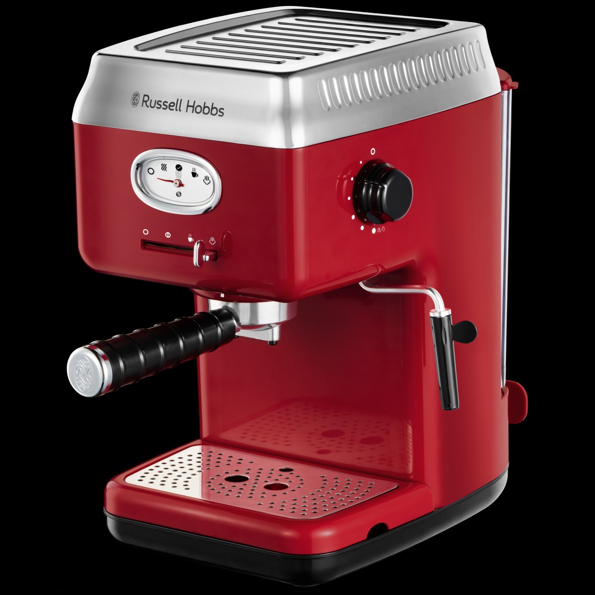 Russell Hobbs Ribbon Red 2 Ranuras Tostadora Retro